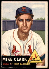 1953 Topps #193 Mike Clark Very Good RC Rookie ID: 190380 1953 Topps #193 Mike Clark Very Good RC Rookie ID: 190380