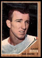 1962 Topps #501 Claude Osteen Excellent+  ID: 169151