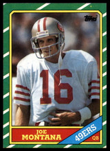 1986 Topps #156 Joe Montana Near Mint  ID: 151531