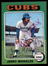 1975 Topps #282 Jerry Morales Signed Auto Autograph 