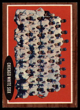 1962 Topps #113 White Sox Team Ex-Mint ID: 169539 1962 Topps #113 White Sox Team Ex-Mint ID: 169539