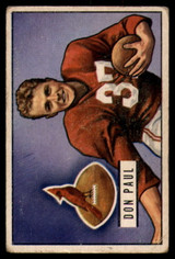 1951 Bowman #30 Don Paul Very Good 