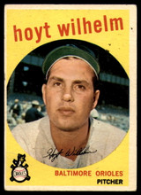 1959 Topps #349 Hoyt Wilhelm UER Very Good ID: 148766 1959 Topps #349 Hoyt Wilhelm UER Very Good ID: 148766