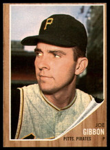 1962 Topps #448 Joe Gibbon Excellent+ ID: 180255 1962 Topps #448 Joe Gibbon Excellent+ ID: 180255