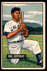 1951 Bowman #211 Hal Jeffcoat Very Good RC Rookie  ID: 199233