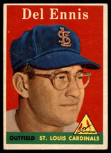 1958 Topps #60a Del Ennis EX++ Excellent++ ID: 104078 1958 Topps #60a Del Ennis EX++ Excellent++ ID: 104078