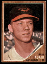 1962 Topps #449 Jerry Adair EX++ Excellent++  ID: 111282