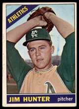 1966 Topps # 36 Jim Hunter UER/ DP Very Good  ID: 149944