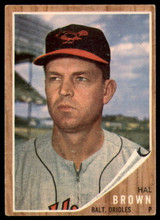 1962 Topps #488 Hal Brown EX++ Excellent++ 