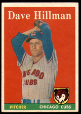 1958 Topps #41 Dave Hillman Excellent+ ID: 190462 1958 Topps #41 Dave Hillman Excellent+ ID: 190462
