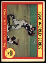 1961 Topps #309 World Series Game 4 (Cimoli is Safe in Crucial Play) Excellent+  ID: 168843