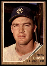 1962 Topps #82 Deron Johnson Ex-Mint ID: 179483 1962 Topps #82 Deron Johnson Ex-Mint ID: 179483