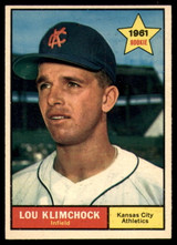 1961 Topps #462 Lou Klimchock Ex-Mint ID: 169004 1961 Topps #462 Lou Klimchock Ex-Mint ID: 169004