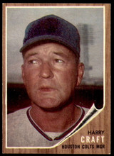 1962 Topps #12 Harry Craft MG Ex-Mint ID: 193848 1962 Topps #12 Harry Craft MG Ex-Mint ID: 193848