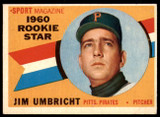 1960 Topps #145 Jim Umbricht RS Very Good RC Rookie ID: 239887 1960 Topps #145 Jim Umbricht RS Very Good RC Rookie ID: 239887