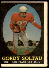 1958 Topps #130 Gordon Soltau Very Good ID: 210196 1958 Topps #130 Gordon Soltau Very Good ID: 210196