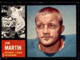 1962 Topps #55 Jim Martin Very Good 1962 Topps #55 Jim Martin Very Good