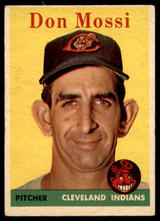 1958 Topps #35a Don Mossi UER EX Excellent 