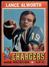 1971 Topps # 10 Lance Alworth Ex-Mint  ID: 187735