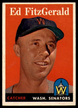 1958 Topps #236 Ed Fitz Gerald EX++ Excellent++  ID: 106337