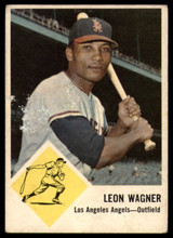 1963 Fleer #21 Leon Wagner VG/EX Very Good/Excellent 