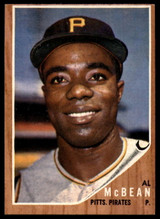 1962 Topps #424 Al McBean NM Near Mint RC Rookie