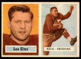 1957 Topps #36 Leo Elter Very Good RC Rookie  ID: 246612