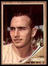 1962 Topps #26 Chris Cannizzaro Ex-Mint  ID: 194429