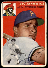 1954 Topps #16 Vic Janowicz G-VG 1954 Topps #16 Vic Janowicz G-VG
