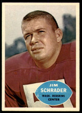 1960 Topps #128 Jim Schrader Excellent+  ID: 242283