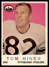 1959 Topps #52 Tom Miner Excellent RC Rookie 