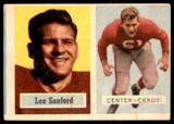 1957 Topps #74 Leo Sanford Very Good ID: 218732 1957 Topps #74 Leo Sanford Very Good ID: 218732