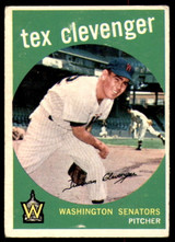 1959 Topps #298 Tex Clevenger Very Good ID: 242809 1959 Topps #298 Tex Clevenger Very Good ID: 242809