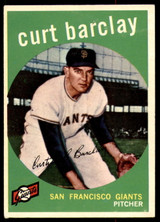 1959 Topps #307 Curt Barclay Very Good 