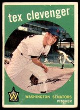 1959 Topps #298 Tex Clevenger Very Good ID: 239485 1959 Topps #298 Tex Clevenger Very Good ID: 239485