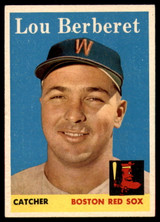 1958 Topps #383 Lou Berberet EX/NM ID: 106923 1958 Topps #383 Lou Berberet EX/NM ID: 106923