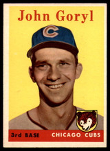 1958 Topps #384 John Goryl EX/NM RC Rookie ID: 106925 1958 Topps #384 John Goryl EX/NM RC Rookie ID: 106925
