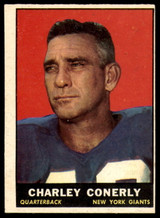 1961 Topps #85 Charley Conerly EX/NM  ID: 126132