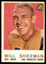 1959 Topps #127 Will Sherman Excellent+ 