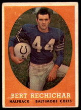 1958 Topps #74 Bert Rechichar Very Good ID: 246692 1958 Topps #74 Bert Rechichar Very Good ID: 246692