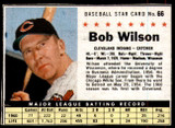 1961 Post Cereal #66 Bob Wilson Very Good  ID: 236720