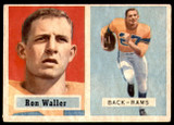 1957 Topps #82 Ron Waller Very Good  ID: 228026