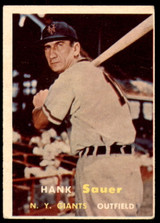 1957 Topps #197 Hank Sauer VG-EX 1957 Topps #197 Hank Sauer VG-EX