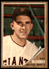 1962 Topps #107 Mike McCormick Ex-Mint ID: 194797 1962 Topps #107 Mike McCormick Ex-Mint ID: 194797