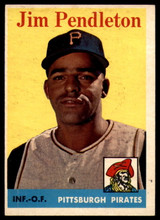 1958 Topps #104 Jim Pendleton EX Excellent 1958 Topps #104 Jim Pendleton EX Excellent