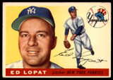 1955 Topps #109 Ed Lopat VG/EX Very Good/Excellent  ID: 104443