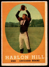 1958 Topps #80 Harlon Hill UER Very Good ID: 210166 1958 Topps #80 Harlon Hill UER Very Good ID: 210166