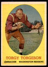 1958 Topps #97 Torgy Torgeson Very Good ID: 210173 1958 Topps #97 Torgy Torgeson Very Good ID: 210173