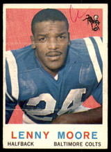 1959 Topps #100 Lenny Moore Poor ID: 246813 1959 Topps #100 Lenny Moore Poor ID: 246813