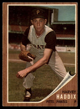 1962 Topps #67 Harvey Haddix Excellent+ ID: 179457 1962 Topps #67 Harvey Haddix Excellent+ ID: 179457